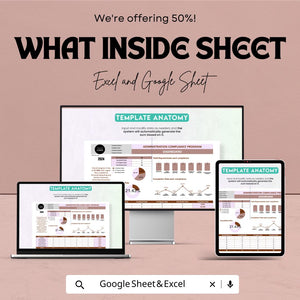 Administration Compliance Program Dashboard | Excel & Google Sheet Template for Compliance Management