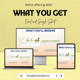 Marketing Video Content Analytics Sheet | Track CTR and Engagement | Excel & Google Sheets Template