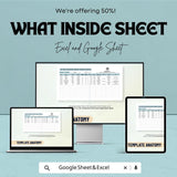 Nonprofit Organization Inventory Tracking Spreadsheet - Excel & Google Sheets Template for Resource Management