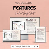 Marketing Brand Touchpoint Analyzer Sheet | Excel and Google Sheets Template for Brand Strategy | Customer Interaction Tracking & Analysis |