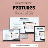 Marketing Trade Show Expense Report Sheet | Budget Tracker for Events | Excel and Google Sheet | Customizable Template for Exhibitors |