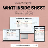 Marketing Trade Show Expense Report Sheet | Budget Tracker for Events | Excel and Google Sheet | Customizable Template for Exhibitors |