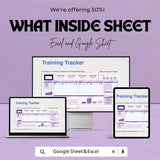 Business Tracker Template - Excel and Google Sheets - Track Sales, Expenses, Profits & Performance - 50% Off