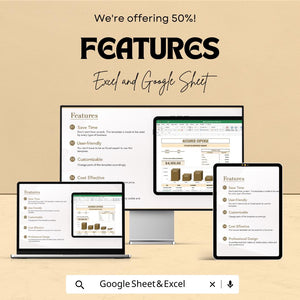 Accrued Expense Tracker Template - Excel & Google Sheets - Business Expense Management - Financial Template - 50% Off