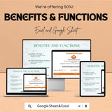 Simple Restaurant Receipt Sheet - Editable Excel & Google Sheet Template for Restaurant Orders and Transactions