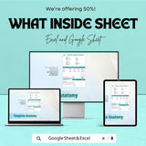 Sample Travel Service Invoice Sheet | Excel & Google Sheets Template | Travel Billing Template for Service Providers