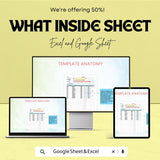 Assignment Sheet Template | Excel & Google Sheets | Task Tracker for Students | 2025 Academic Planner
