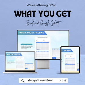 Commercial Property Budget Sheet - Excel & Google Sheet Template | Construction Project Budget Planner | 50% Off | Property Management Tool