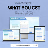 Commercial Property Budget Sheet - Excel & Google Sheet Template | Construction Project Budget Planner | 50% Off | Property Management Tool