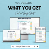 To-Do List Sheet | Daily Task Tracker | Excel & Google Sheets Template | Productivity Planner | Instant Download | Customizable Task List