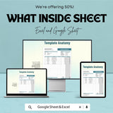Sample Estimate Template Sheet - Editable Estimate Sheet for Excel and Google Sheets, Business Estimate Template, Professional Estimate |