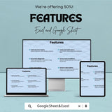 Sample Auto Repair Estimate Sheet | Excel & Google Sheet Template | Auto Repair Service Invoice | Customizable Vehicle Repair Estimate