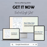 Statement of Work Sheet – Excel & Google Sheet Template for Project Planning and Management | Customizable SOW Template