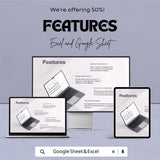 One Page Project Plan Sheet – Excel & Google Sheets Template for Project Management, Budgeting, and Task Tracking