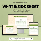 Blank Estimate Sheet | Excel & Google Sheets Template | Professional Estimate Template | Instant Download | Customizable Estimate Format