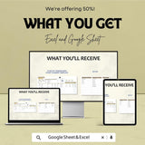 Startup Fundraising Event Planner Sheet – Excel and Google Sheets | Event Budget Tracker | Fundraising Goal Setting & Campaign Planning