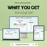 Startup Funding Rounds Tracker Sheet | Excel & Google Sheets Template | Funding Progress Tracker | Startup Investment Tracker |