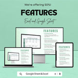 Sales Presentation Topic Planner Sheet – Excel and Google Sheets | Sales Presentation Organizer | Topic Brainstorming & Scheduling Template