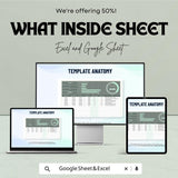 Post-Sale Customer Retention Tracker Sheet - Excel & Google Sheet | Track Customer Engagement and Retention with Automated Metrics