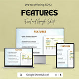 Marketing PR Budget Planner Sheet – Excel & Google Sheets | Monthly Marketing Budget Tracker | Customizable PR Budget