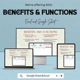 Legal Corporate Intellectual Property Portfolio Tracker Sheet | Excel & Google Sheets Template | IP Asset Management |