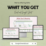 Financial Performance Indicators (FPI) Tracker Sheet | Excel & Google Sheets Template | Track Financial KPIs | Business Analytics Tool |