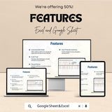 Finance Internal Control Effectiveness Tracker Sheet | Excel & Google Sheets Template | Track Control Effectiveness | Internal Audit Tool |