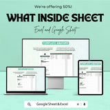 50% OFF - Administration Tax Deduction Tracker Sheet - Excel & Google Sheets | Manage Tax Deductions and Expenses | Tax Filing Template |