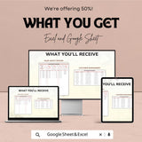 Sales Quote Tracker Sheet | Sales Quote Management | Excel & Google Sheets Template | Sales Performance Tracking | 50% Off