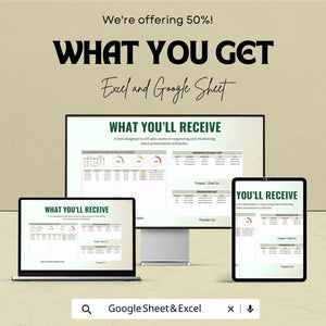 Sales Presentation Schedule Tracker Sheet | Sales Meeting Planner | Excel & Google Sheets Template | Presentation Schedule Management |
