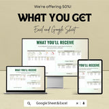 Sales Presentation Schedule Tracker Sheet | Sales Meeting Planner | Excel & Google Sheets Template | Presentation Schedule Management |