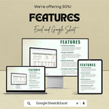 Sales Presentation Schedule Tracker Sheet | Sales Meeting Planner | Excel & Google Sheets Template | Presentation Schedule Management |