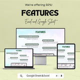 Campaign Timeline Gantt Chart Advertising Sheet | Media Plan Scheduling Template | Google Sheet & Excel Format
