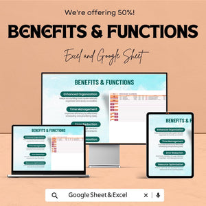 Accounting Procedure Planning Sheet | Excel & Google Sheet Template | Task Scheduler | Budget Tracker | Resource Allocation | 50% OFF Now!