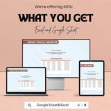 Sales Closing Success Rate Tracker Sheet - Excel & Google Sheets Template | Sales Performance Tracker | Close Rate Monitor for 2024