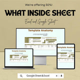 Project Report for Loan | Excel & Google Sheets | Budget, Financial Summary, Timeline | Loan Approval Tracking | Project Management Template