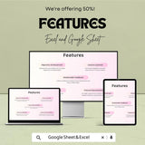 Project Closure Report Sheet | Excel and Google Sheet Template | Project Management Tool | Track Project Outcomes & Closure