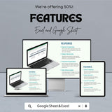 Engineering Project Plan Sheet | Excel & Google Sheets Template | Project Budgeting, Timeline Management, Task Assignment |