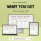 Deck or Patio Addition Budget Sheet - Excel & Google Sheets Template for Project Cost Planning