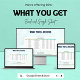 Activity Task Tracker Sheet - Excel & Google Sheets Template | Task Management Tool | Boost Productivity | Work Planner for 2024