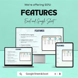 Activity Task Tracker Sheet - Excel & Google Sheets Template | Task Management Tool | Boost Productivity | Work Planner for 2024