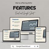 Sales vs. Targets Chart Template for Excel & Google Sheets - Track Sales Performance Easily