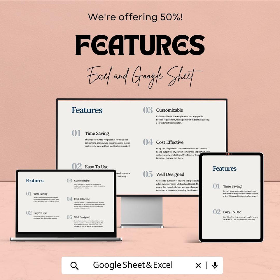 Radial Bar Chart Template for Excel & Google Sheets - Compare Data with Style