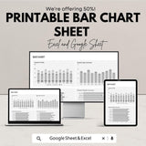 Printable Bar Chart Template for Excel & Google Sheets - Visualize Data with Ease