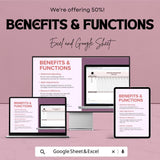 Marketing Campaign Budget Allocator Sheet | Excel and Google Sheets Template | Budget Allocation & ROI Optimization Tool