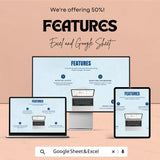 Manufacturing Project Budget Sheet | Excel and Google Sheets Template | Project Cost Management & Budget Tracking