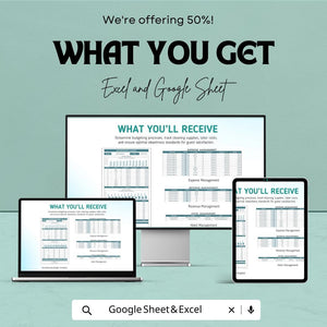 Housekeeping Budget Sheet Template | Excel and Google Sheets | Hotel Budget Management, Cleaning & Labor Costs, Expense Tracking