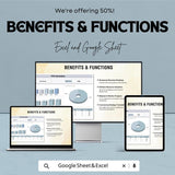 FTE Calculator Sheet – Excel and Google Sheets Template for Workforce Planning & Resource Allocation – 50% Off
