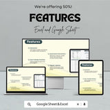 Finance Interest Rate Impact Calculator – Excel and Google Sheets Template for Loan & Investment Analysis – 50% Off