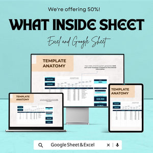 Advertising Budget Burn Rate Worksheet – Excel & Google Sheets – Track and Manage Advertising Spend Efficiently – 50% OFF